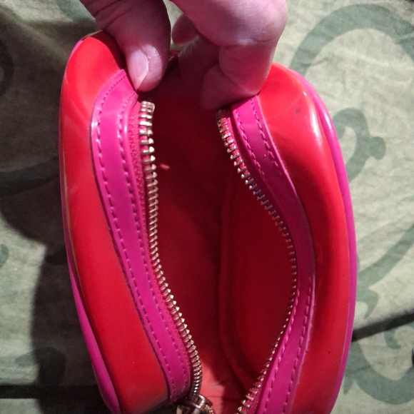 Tory Burch Bright Red Cosmetic Pouch - Picture 3 of 4